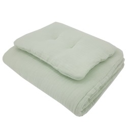 Parure de lit en mousseline MINT Parure de lit en mousseline MINT