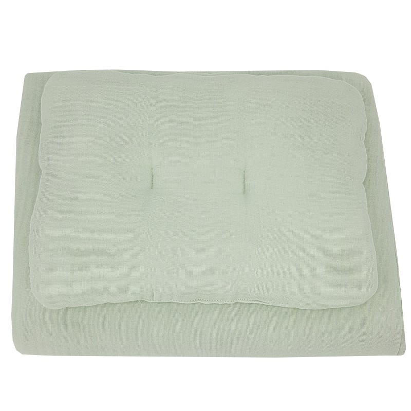 Musselin-Set für Beistellbettchen MINT Musselin-Set für Beistellbettchen MINT