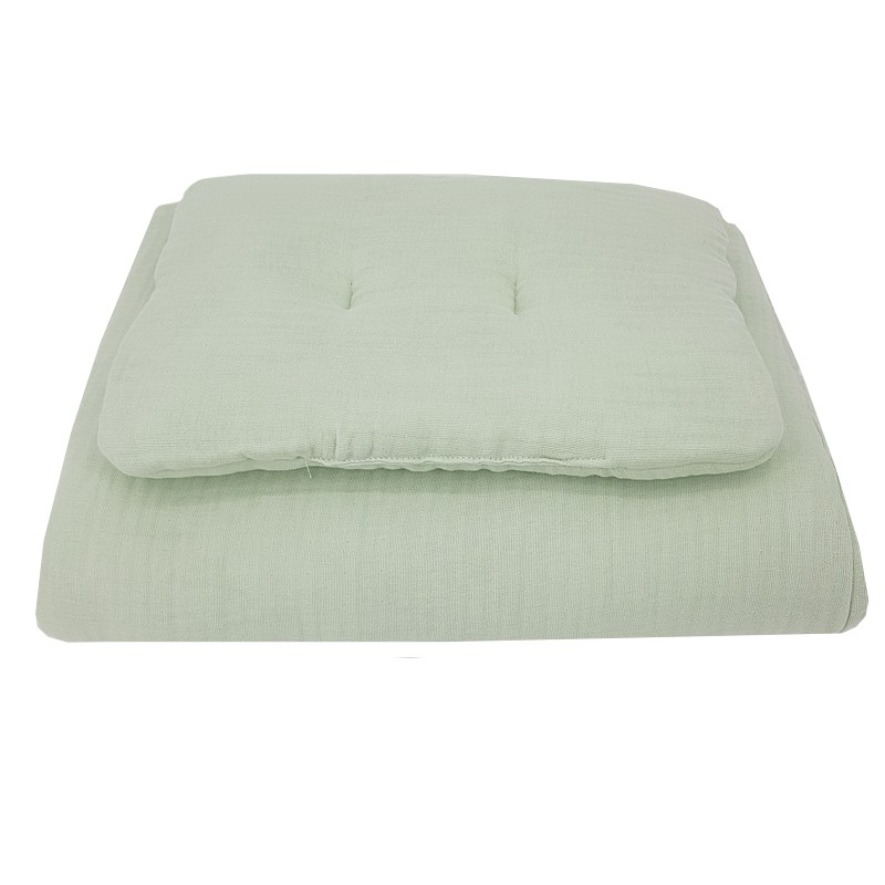 Musselin-Set für Beistellbettchen MINT Musselin-Set für Beistellbettchen MINT