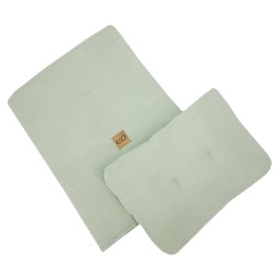 Parure de lit en mousseline MINT Parure de lit en mousseline MINT
