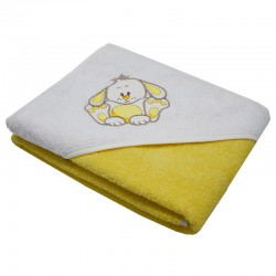 Hooded towel YELLOW