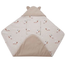 Autokrēsliņa guļammaiss VELVET 3 un 5 punktu jostas BEES