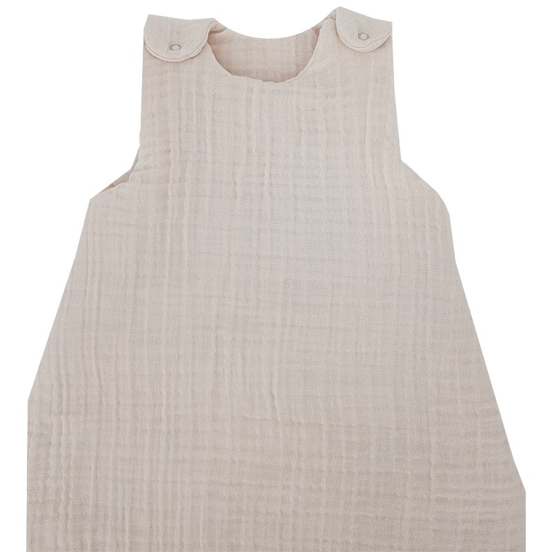 Babyschlafsack aus Musselin MEDIUM BEIGE Babyschlafsack aus Musselin MEDIUM BEIGE