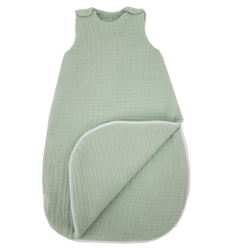 Muslin sleeping bag MEDIUM MINT