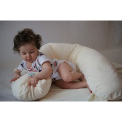 Coussin d'allaitement en mousseline BLUE Coussin d'allaitement en mousseline BLUE