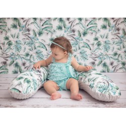 Coussin d'allaitement en mousseline BLUE Coussin d'allaitement en mousseline BLUE