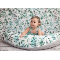 Coussin d'allaitement en mousseline BLUE Coussin d'allaitement en mousseline BLUE