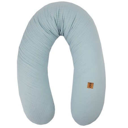 Муслиновая подушка для кормления BLUE
