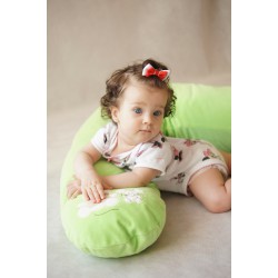 Coussin d'allaitement en mousseline ROSE PINK