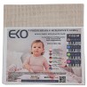 Muslin sheet with elastic band 120 x 60 cm BEIGE Muslin sheet with elastic band 120 x 60 cm BEIGE