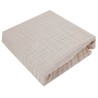 Muslin sheet with elastic band 120 x 60 cm BEIGE Muslin sheet with elastic band 120 x 60 cm BEIGE
