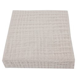 Plahta s gumicom od muslina 40 x 80 cm BEIGE Plahta s gumicom od muslina 40 x 80 cm BEIGE