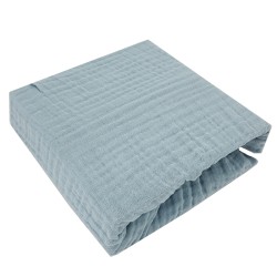 Feuille de mousseline avec caoutchouc 40 x 80 cm BLUE Feuille de mousseline avec caoutchouc 40 x 80 cm BLUE