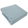 Muslin sheet with elastic band 140 x 70 cm BLUE Muslin sheet with elastic band 140 x 70 cm BLUE