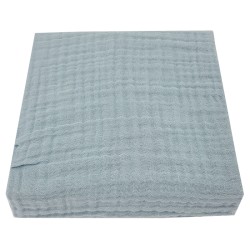 Musselin Spannbettlaken 140 x 70 cm BLUE