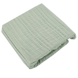 Plahta s gumicom od muslina 140 x 70 cm MINT Plahta s gumicom od muslina 140 x 70 cm MINT