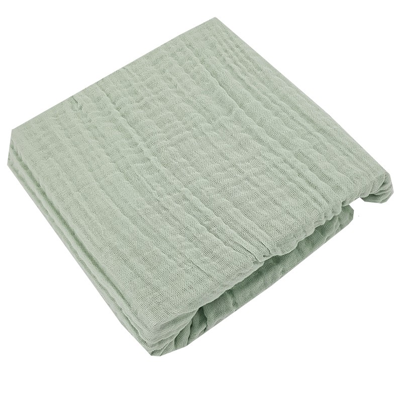 Muslin sheet with elastic band 140 x 70 cm MINT