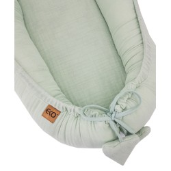 Babynest aus Musselin  MINT Babynest aus Musselin  MINT