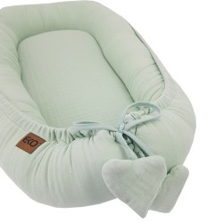 Muslin baby cocoon  MINT Muslin baby cocoon  MINT