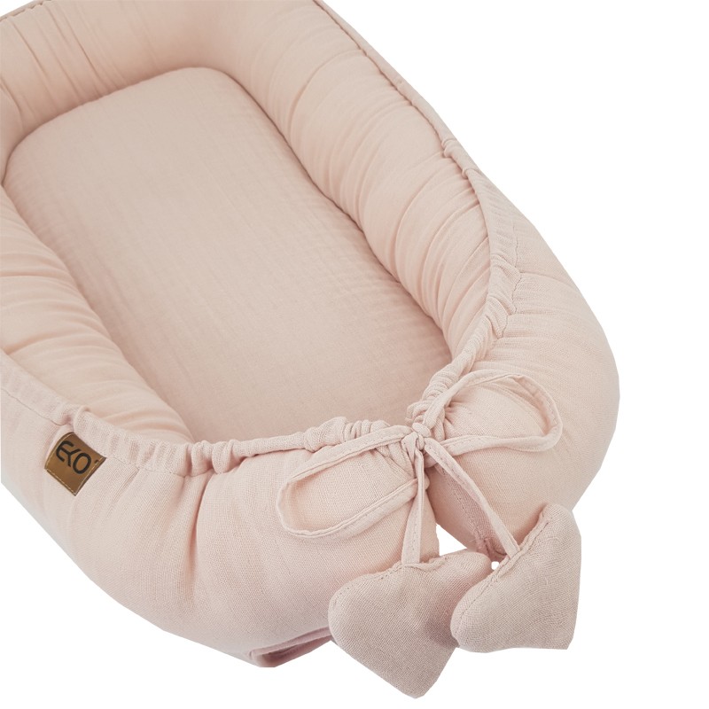 Kokon s mušelín pre bábätko ROSE PINK Kokon s mušelín pre bábätko ROSE PINK
