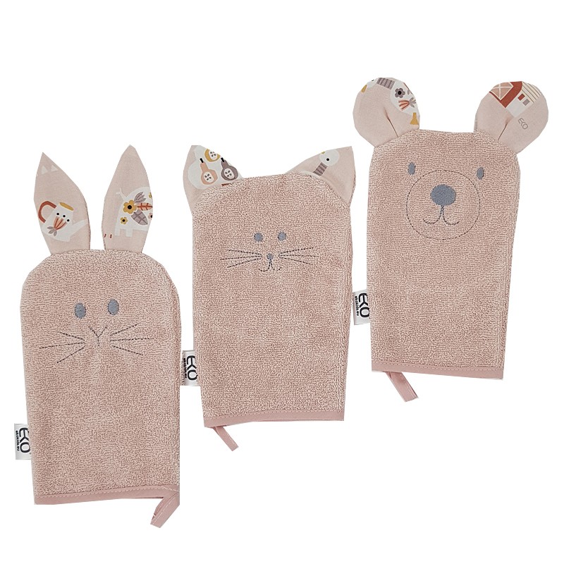 Bath Wash MIX 3 pcs ROSE PINK Bath Wash MIX 3 pcs ROSE PINK