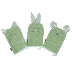 Bath Wash MIX 3 pcs OLIVE GREEN