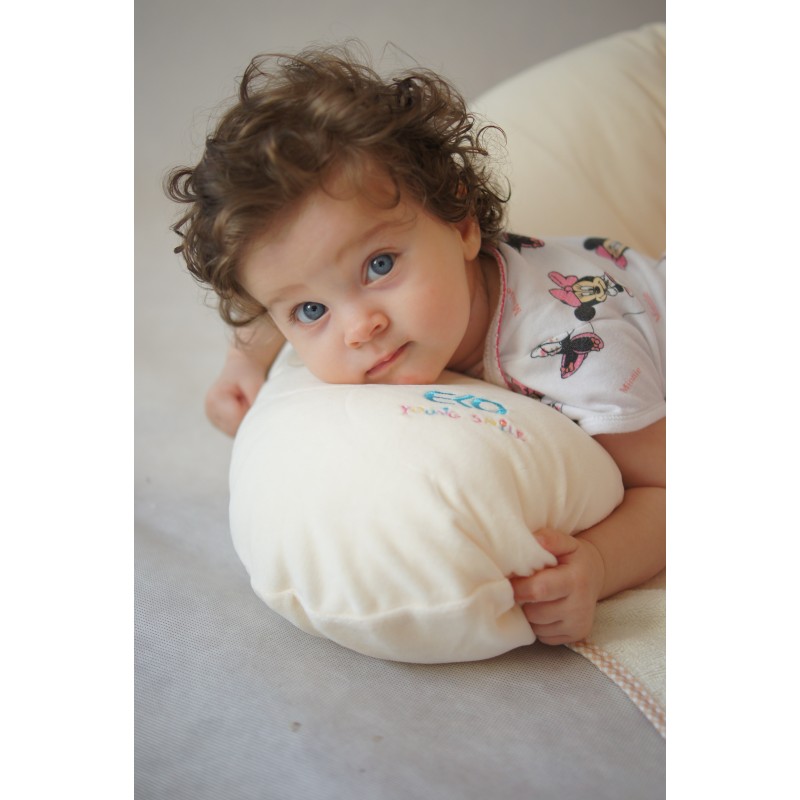 Pillow for Mum and Baby TURQUOISE LEAVES Pillow for Mum and Baby TURQUOISE LEAVES