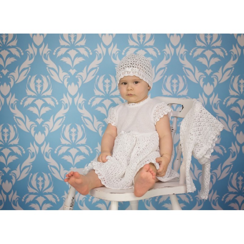 Set zur Taufe für Mädchen WHITE Set zur Taufe für Mädchen WHITE
