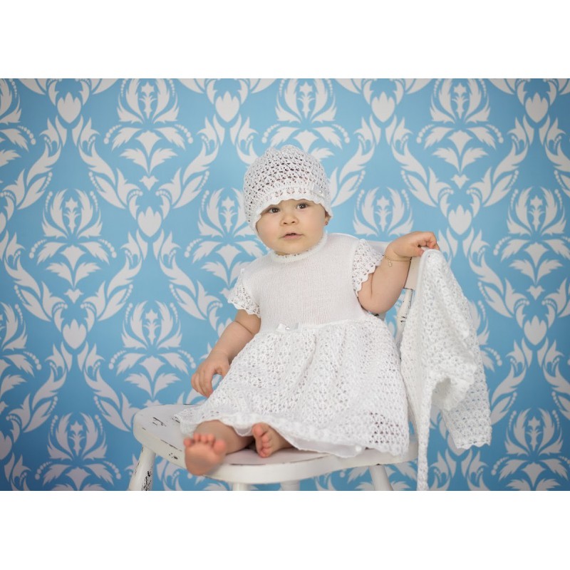 Set zur Taufe für Mädchen WHITE Set zur Taufe für Mädchen WHITE