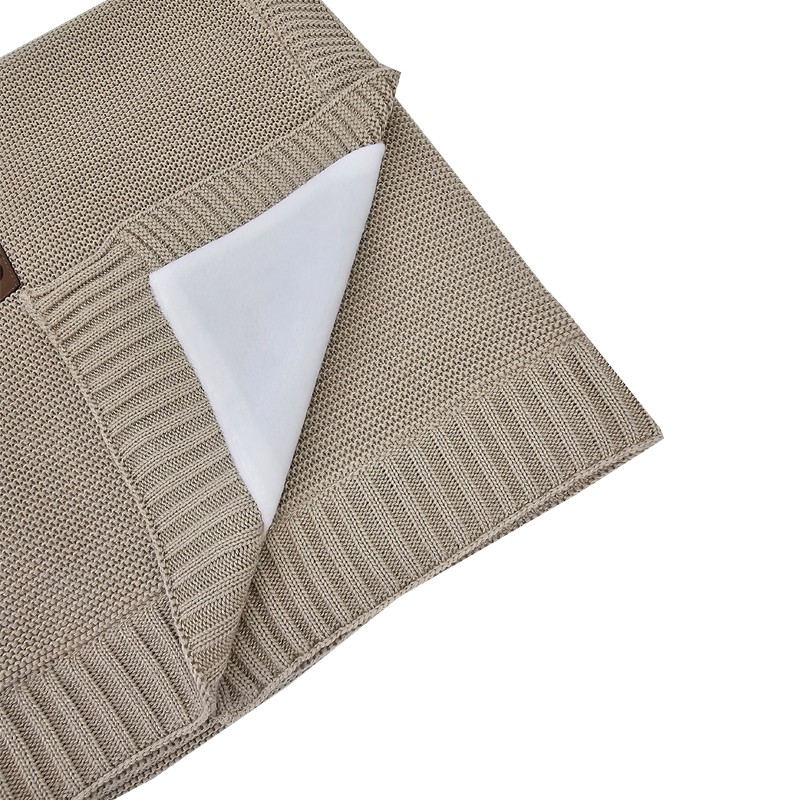 Bambusa dekica s krzna podstavom BEIGE Bambusa dekica s krzna podstavom BEIGE