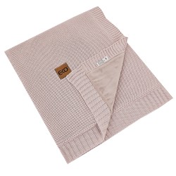 Bamboo knitted blanket with...