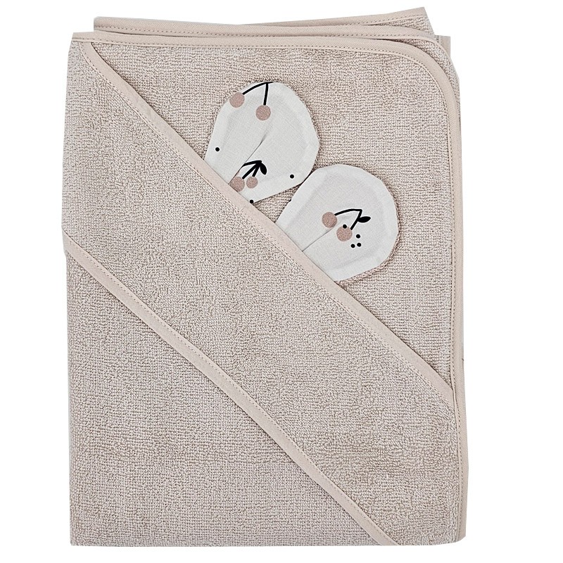 Bambusowe okrycie kąpielowe WISIENKI Bambusowe okrycie kąpielowe WISIENKI