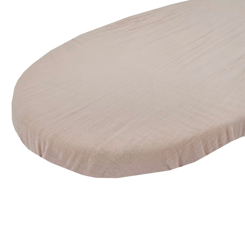 Muslin sheet with elastic band 40 x 80 cm ROSE PINK Muslin sheet with elastic band 40 x 80 cm ROSE PINK
