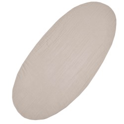 Prześcieradło muślin z gumką 40 x 80 cm PUDROWY RÓŻ Prześcieradło muślin z gumką 40 x 80 cm PUDROWY RÓŻ
