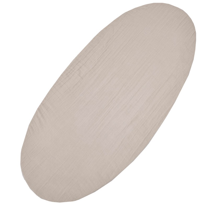 Prześcieradło muślin z gumką 40 x 80 cm PUDROWY RÓŻ Prześcieradło muślin z gumką 40 x 80 cm PUDROWY RÓŻ