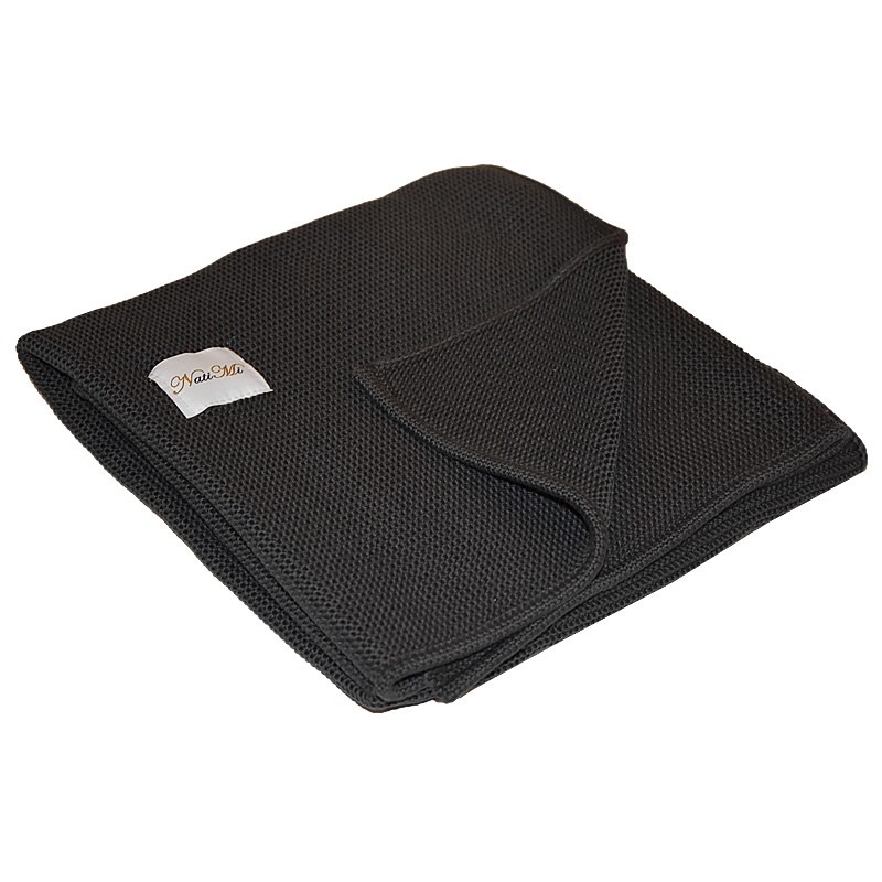 Cotton blanket GRAPHITE Cotton blanket GRAPHITE