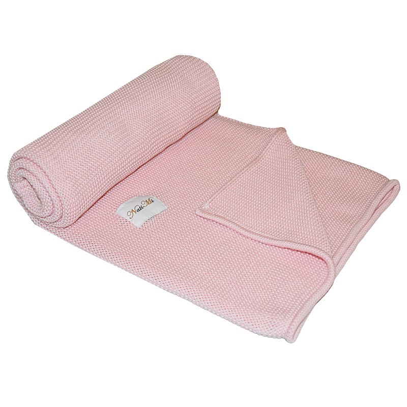 Cotton blanket PINK