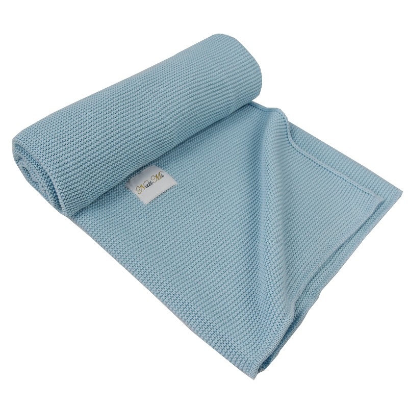 Couverture en coton TURQUOISE Couverture en coton TURQUOISE
