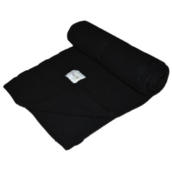 BLACK cotton blanket