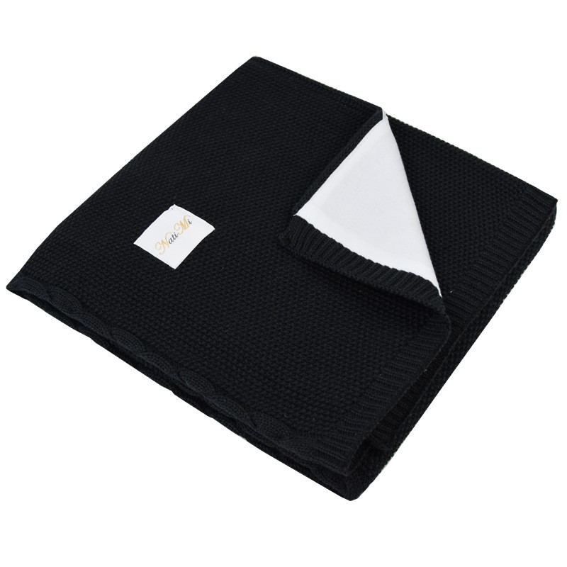 Decke mit Baumwollfutter BLACK Decke mit Baumwollfutter BLACK