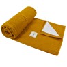 Couverture avec doublure en coton MUSTARD YELLOW