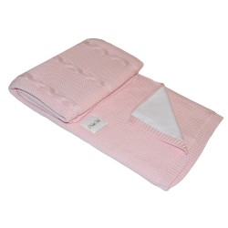 PINK cotton lined blanket