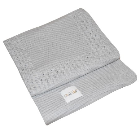 GREY cotton blanket