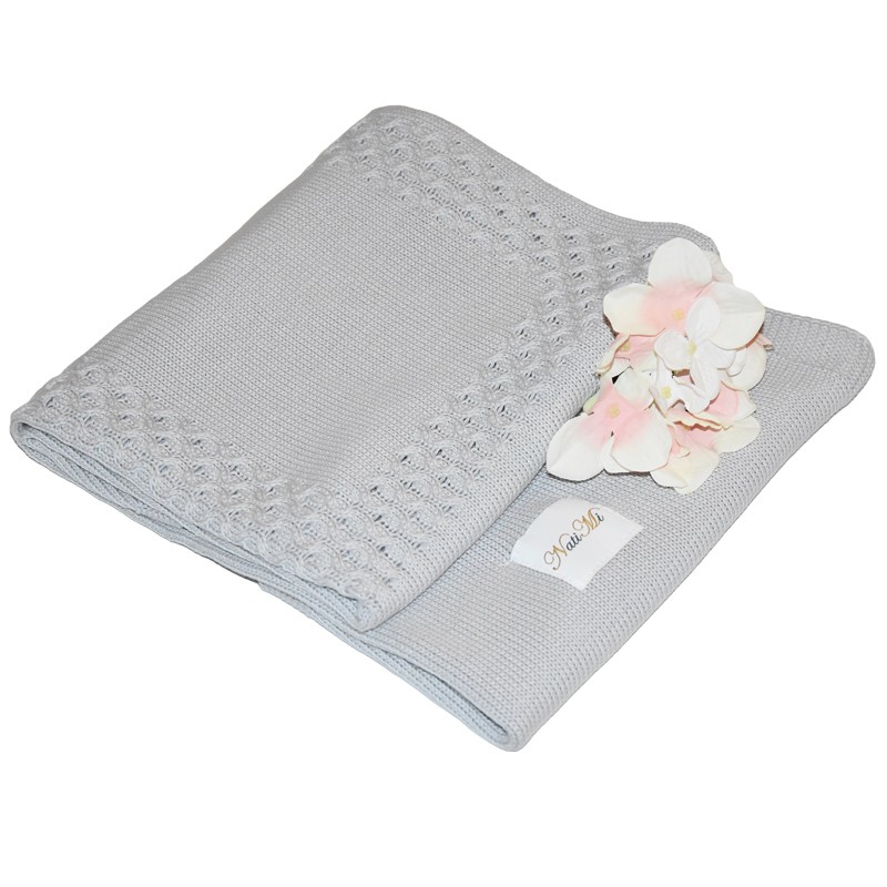 Couverture en coton GREY Couverture en coton GREY