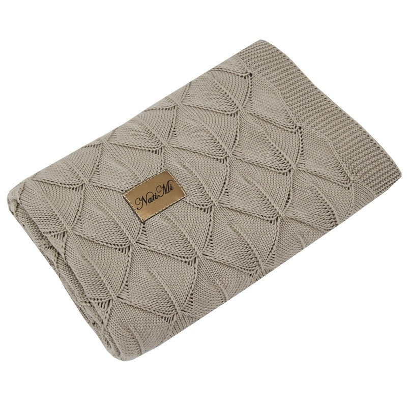 Deka s krznenom postavom BEIGE