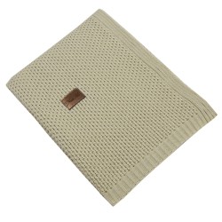 Couverture en coton BEIGE