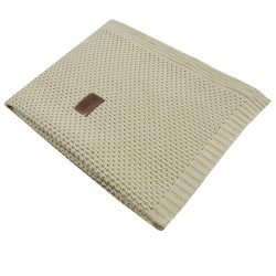 Couverture en coton BEIGE