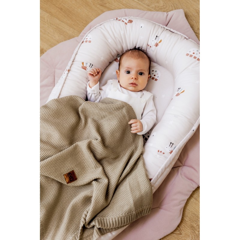 ROSE PINK cotton blanket