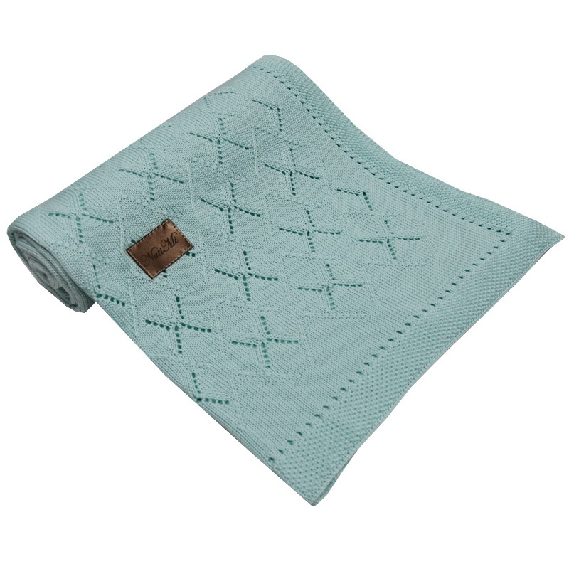 Couverture en bambou TURQUOISE