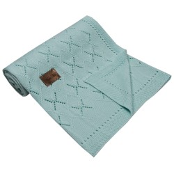 Couverture en bambou TURQUOISE